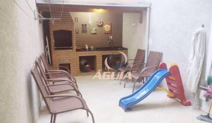 Sobrado com 3 dormitórios à venda, 156 m² por R$ 650.000,00 - Jardim Santo Alberto - Santo André/SP