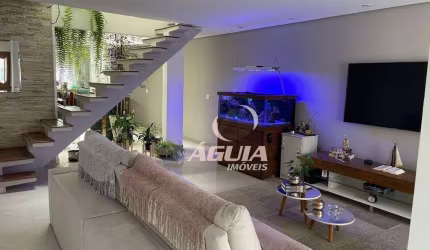 Sobrado com 3 dormitórios à venda, 256 m² por R$ 955.000,00 - Jardim Las Vegas - Santo André/SP