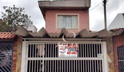 Sobrado com 3 dormitórios à venda, 183 m² por R$ 670.000,00 - Vila Pires - Santo André/SP