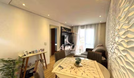 Apartamento com 2 dormitórios à venda, 50 m² por R$ 345.000,00 - Vila Homero Thon - Santo André/SP