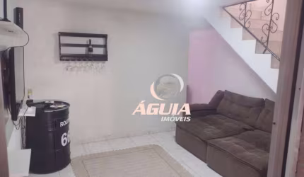 Sobrado com 2 dormitórios à venda, 119 m² por R$ 450.000 - Vila Camilópolis - Santo André/SP