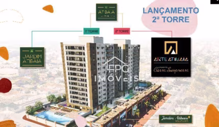 ARTE ATIBAIA - aptos com 02 dormitórios em condomínio com ampla área de lazer e excelente localização no bairro do Alvinópolis em Atibaia/SP