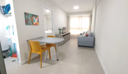 VENDO FLAT MOBILIADO, PRONTO PARA MORAR OU INVESTIR!