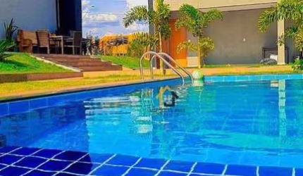 Rancho com 3 dormitórios à venda, 182 m² por R$ 999.000,00 - Condomínio Baia de Santa Monica - Fronteira/MG