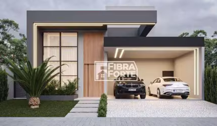 Casa TÉRREA com 3 suítes à venda - Residencial Royal Garden - Paulínia/SP