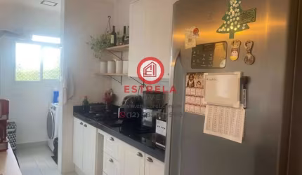 Apartamento à venda em Jacareí-SP, Pagador de Andrade: 2 quartos, 1 suíte, 2 salas, 1 banheiro, 1 vaga, 63m² de área. Aproveite!
