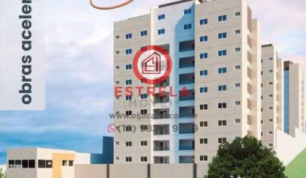 Apartamento à venda em Jacareí-SP, Parque Santo Antônio - 2 quartos, 1 suíte, 1 vaga, 69,43m² de área.