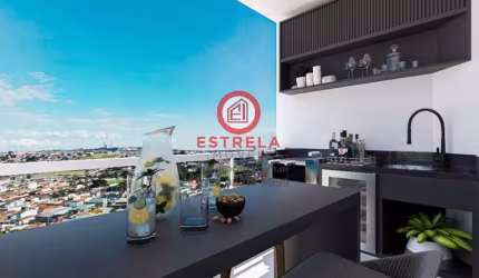 Apartamento à venda no Centro de Jacareí-SP: 3 quartos, 1 suíte, 1 sala, 1 banheiro, 2 vagas de garagem, 74m² de área.