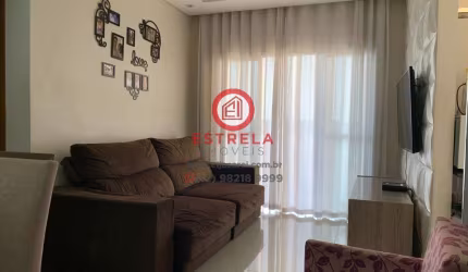 Apartamento à venda em Jacareí-SP: 2 quartos, 1 suíte, 1 sala, 1 banheiro, 1 vaga na Vila Machado! 61m² de conforto e elegância!
