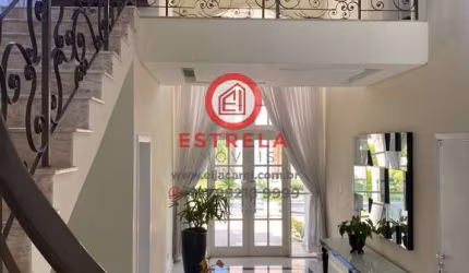 Imóvel de luxo em condomínio exclusivo: casa de 4 quartos com 4 suítes e 3 salas no Jardim Paraíba, Jacareí-SP.