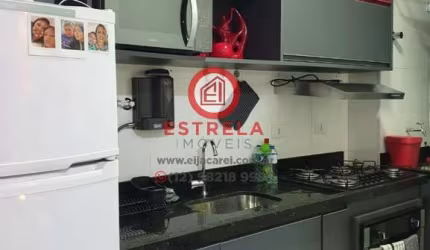 Apartamento à venda em Jacareí-SP, Vila Machado: 3 quartos, 1 suíte, 1 sala, 1 banheiro, 2 vagas de garagem - 80,00 m².