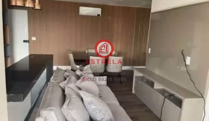 Apartamento à venda ou locação em Jacareí-SP, no Loteamento Villa Branca: 2 quartos, 1 suíte, 2 salas, 1 banheiro, 1 vaga de garagem, 65m².