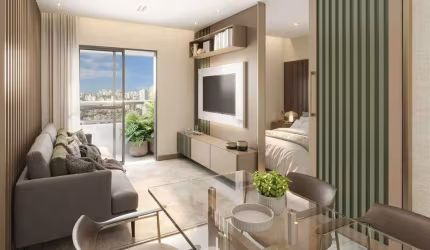 Alto do Ipiranga Apartamento Studio A Venda 1 Dormitório 32m² Novo Pronto P Morar