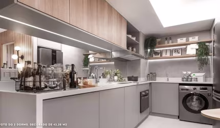 Bela Vista Apartamento A Venda 2 Dormitorios 43m² Com e Sem vaga Novo Com Lazer Completo