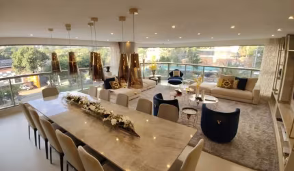 Moema Apartamento A Venda 3 Dormitórios 220m² 3 Suítes 4 Vagas Novo Com Lazer Completo!