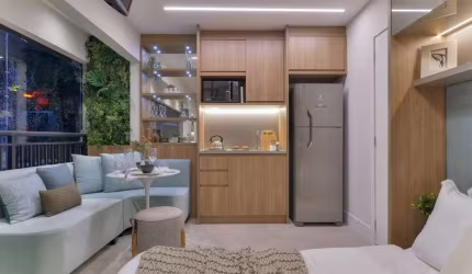 Praça da Árvore Apartamento Studio A Venda 24m² 1 Dormitório Novo Com Lazer Completo