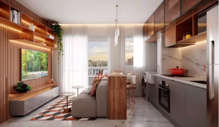 Conceição  Apartamento A Venda 2 Dormitórios 42m²  Novo  Com Lazer Completo.