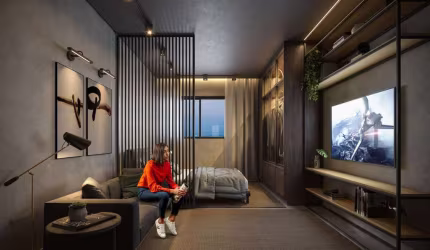Lançamento no Paraiso,Studios a venda Com 1 Dormitório,24m² de Área Construída,Com Lazer Completo em Excelente localização!