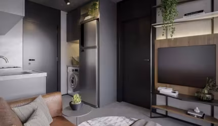 Studios  a Venda na Bela Vista ,1 Dormitório 21m² de área construída .Condominio em Construção,Com Lazer Completo em Excelente localização!