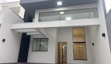 Linda casa nova com 3 quartos sendo uma suíte
