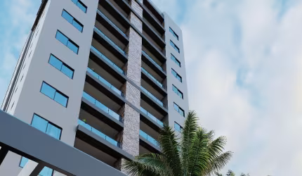 Apartamento de Alto Padrão com 2 suítes - Varanda com churrasqueira