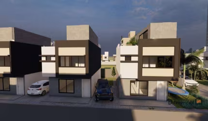 Sobrado à venda, 131 m² por R$ 620.000,00 - Xaxim - Curitiba/PR
