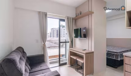 Studio com 1 dormitório para alugar, 24 m² por R$ 2.800,00/mês - Água Verde - Curitiba/PR