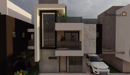 Sobrado Triplex com 3 dormitórios à venda, 208 m² por R$ 1.350.000 - Jardim das Américas - Curitiba/PR