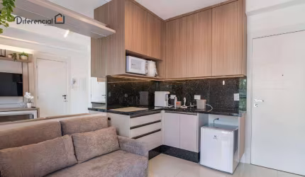 Apartamento com 1 dormitório à venda, 27 m² por R$ 399.000,00 - Água Verde - Curitiba/PR