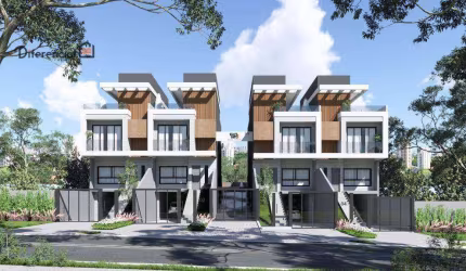Sobrado com 3 dormitórios à venda, 137 m² por R$ 1.453.326,90 - Água Verde - Curitiba/PR