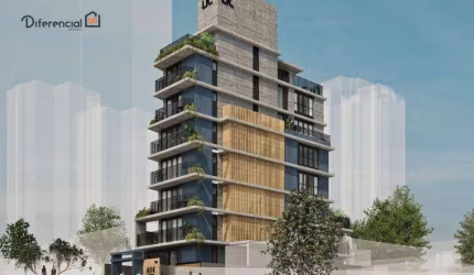 Studio com 1 dormitório à venda, 24 m² por R$ 359.995,21 - Água Verde - Curitiba/PR