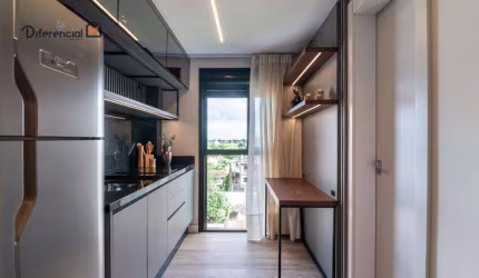 Studio com 1 dormitório, 20 m² - venda por R$ 399.000,00 ou aluguel por R$ 2.840,00/mês - Água Verde - Curitiba/PR