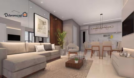 Apartamento com 3 dormitórios à venda, 122 m² por R$ 1.010.669,83 - Boa Vista - Curitiba/PR