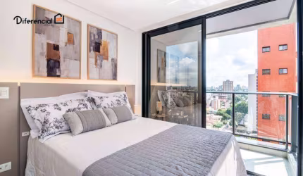 Studio com 1 dormitório para alugar, 26 m² por R$ 3.540,01/mês - Batel - Curitiba/PR