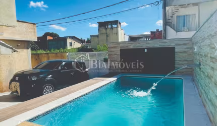 Casa linear na Estrada da Cachamorra, em Campo Grande.