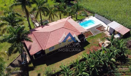Chácara Recanto Novo Horizonte, com 2 dormitórios à venda, 1600 m² por R$ 780.000 - Zona Rural - Cambé/PR