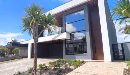 Moderna Casa de Alto Padrão, em Vinhedo/SP, 4 suítes, design inteligente, automação, piscina aquecida. Condomínio premium inspirado na Toscana, ampla oferta de lazer. Localização estratégica