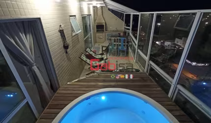 Cobertura com 3 dormitórios à venda, 192 m² por R$ 950.000,00 - Braga - Cabo Frio/RJ