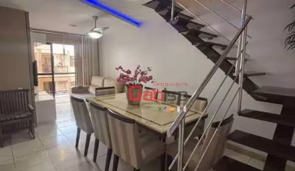 Cobertura mobiliada com 3 dormitórios à venda, 220 m² por R$ 990.000 - Braga - Cabo Frio/RJ