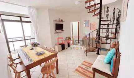 Apartamento Triplex com 4 dormitórios à venda, 175 m² por R$ 950.000,00 - Vila Nova - Cabo Frio/RJ