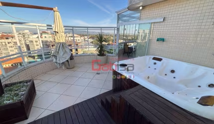 Cobertura com 3 dormitórios, 190 m² - venda por R$ 1.100.000,00 ou aluguel por R$ 6.780,00/mês - Braga - Cabo Frio/RJ