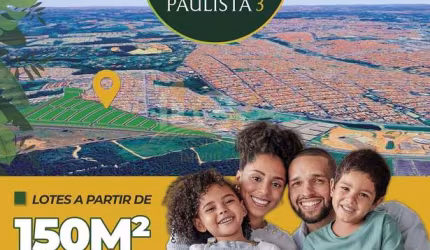 Terreno à venda no Paulista III- Indaiatuba/SP