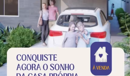 Casa com excelente acabamento com entrega em 08 meses!