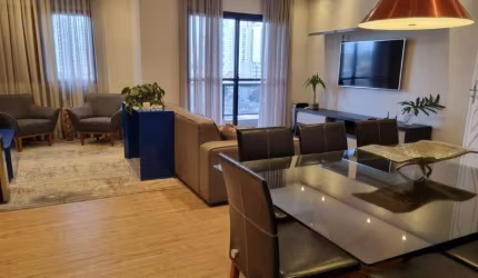 Apartamento todo reformado próximo ao shopping Anália Franco com 3 suítes, 3 vagas e lazer