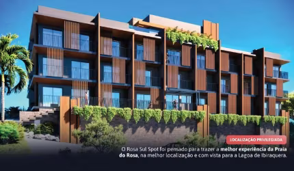 Apartamento com 1 quarto à venda na Vital, 88, Praia do Rosa, Imbituba, 34 m2 por R$ 413.640