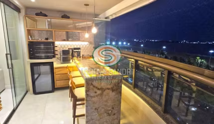 APARTAMENTO LINDÍSSIMO, 4 QUARTOS (3 SUÍTES), FRENTE MAR, COM 157m², MP