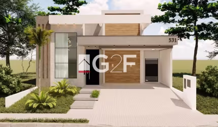 Casa em condomínio fechado com 3 quartos à venda na Rua Sanhaço, 36, Jardim Itapoan, Monte Mor, 165 m2 por R$ 800.000
