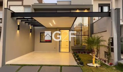 Casa em condomínio fechado com 3 quartos à venda na Avenida Gentil Martins, 704, Jardins do Império, Indaiatuba, 125 m2 por R$ 1.280.000