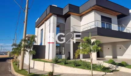 Casa em condomínio fechado com 4 quartos à venda na Avenida Jardim Botânico, S/N, Parque Olívio Franceschini, Hortolândia, 252 m2 por R$ 1.699.000