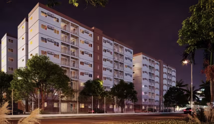 Apartamento com 2 quartos e varanda em Paulista, com subsídio do programa Minha Casa Minha Vida.